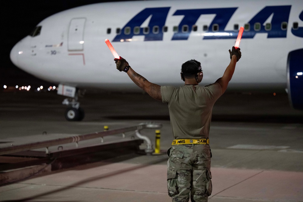 US TRANSCOM Patriot Express Mission Sunsets at Incirlik