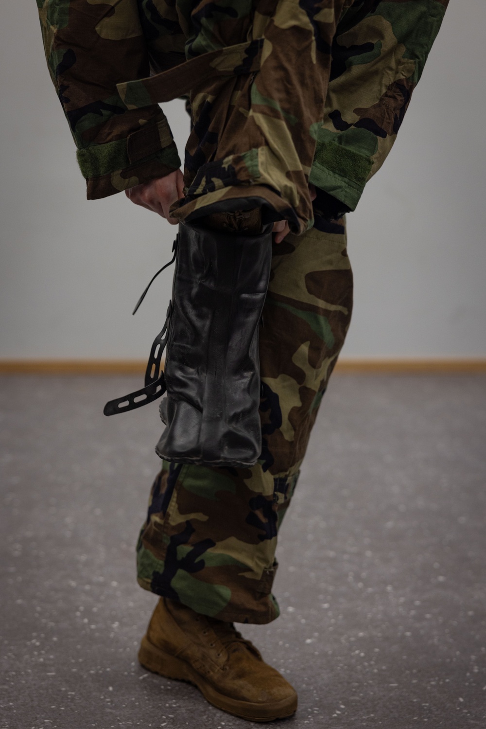 U.S. Marines and Sailors receive CBRN equipment familiarization training ahead of military activities