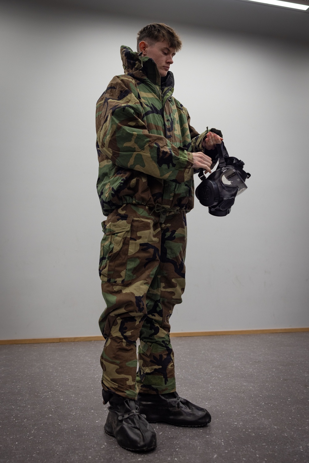 U.S. Marines and Sailors receive CBRN equipment familiarization training ahead of military activities