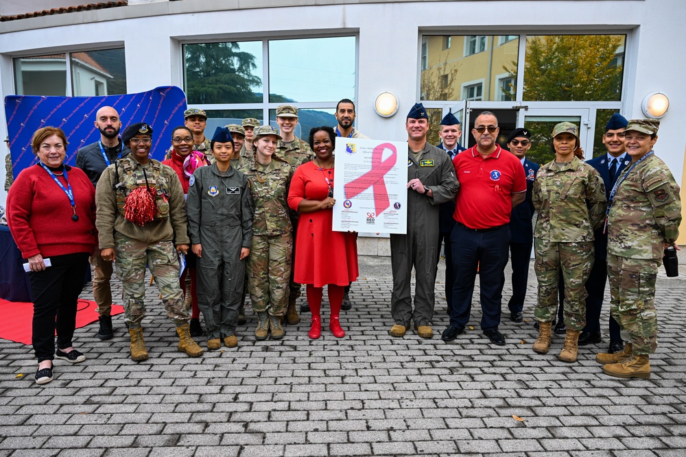 Aviano Air Base Reb Ribbon Week Proclamation 2025