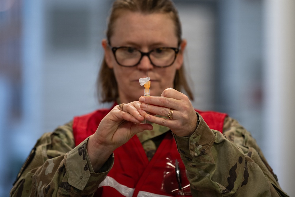 Spangdahlem Airmen roll up their sleeves for readiness during annual shot drive