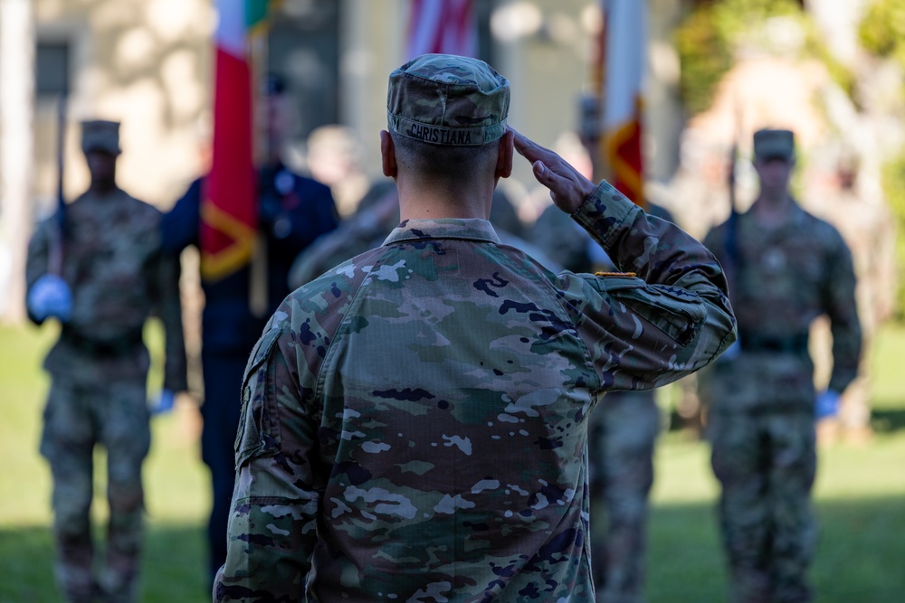 Passing the guidon: HHBN, SETAF-AF celebrates change of responsibility