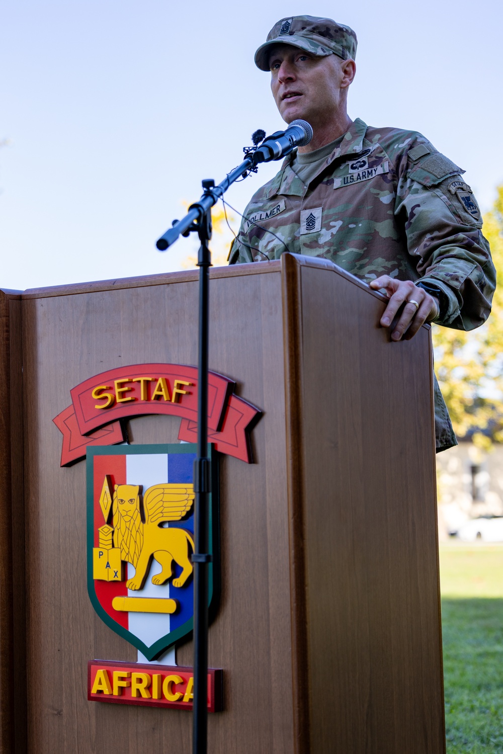 Passing the guidon: HHBN, SETAF-AF celebrates change of responsibility