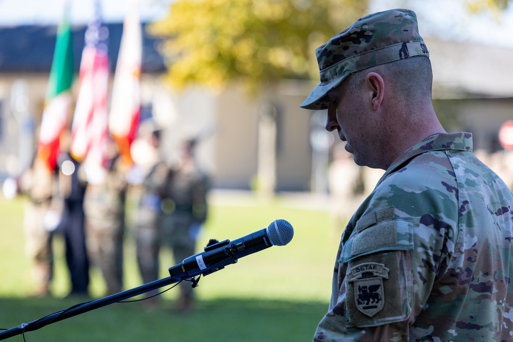 Passing the guidon: HHBN, SETAF-AF celebrates change of responsibility