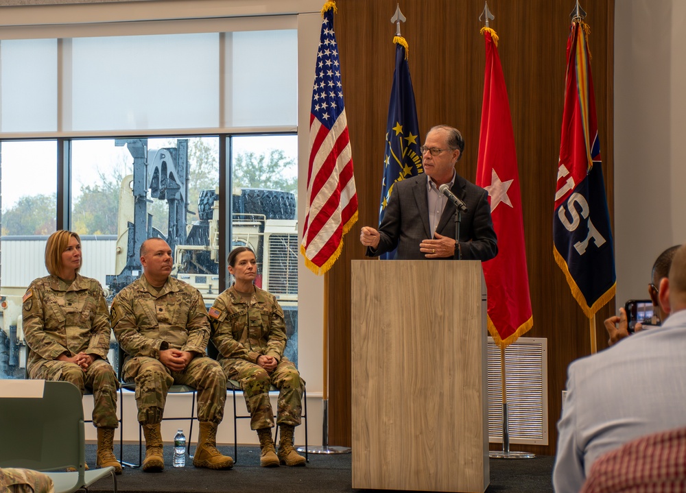 Indiana National Guard open new readiness center in Hamilton County