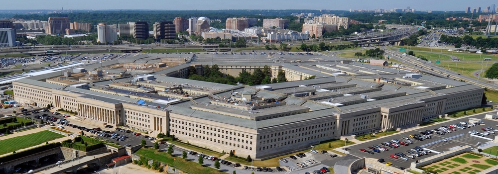 Arial view of the Pentagon
