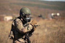 1st Infantry Division Conducts Mortar Training at Novo Selo Training Area, Bulgaria