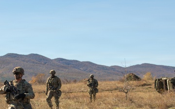 1st Infantry Division Conducts Mortar Training at Novo Selo Training Area, Bulgaria