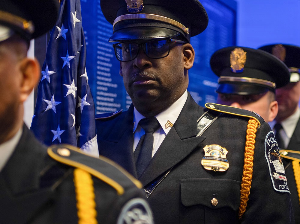 A Pentagon officer in uniform