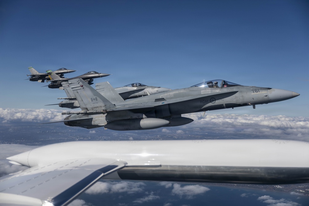 Air Forces Northern completes AMALGAM EAGLE-25 live-fly air defense and Search and Rescue exercise with Canadian Allies and Mexican partners