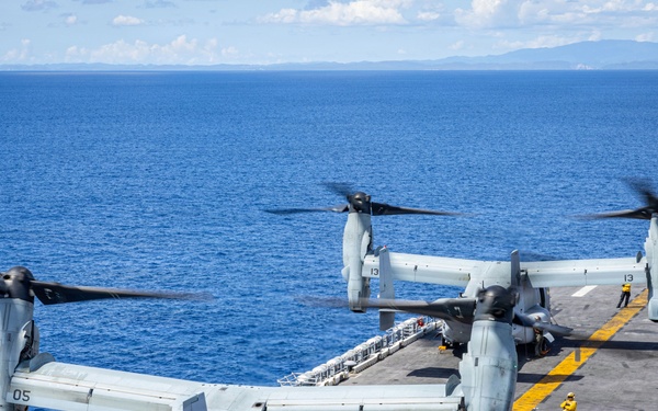 USS Iwo Jima Conducts Flight Operations
