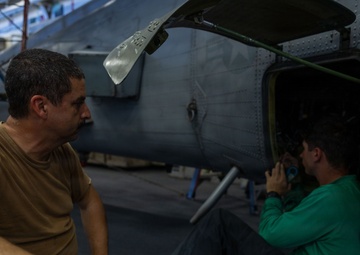 USS Iwo Jima Sailors Conduct Vehicle Maintenance