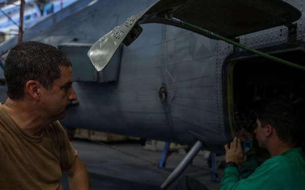 USS Iwo Jima Sailors Conduct Vehicle Maintenance