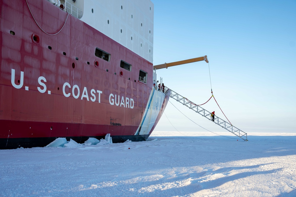 U.S. Coast Guard Cutter Healy conducts Ice Station in Arctic Ocean
