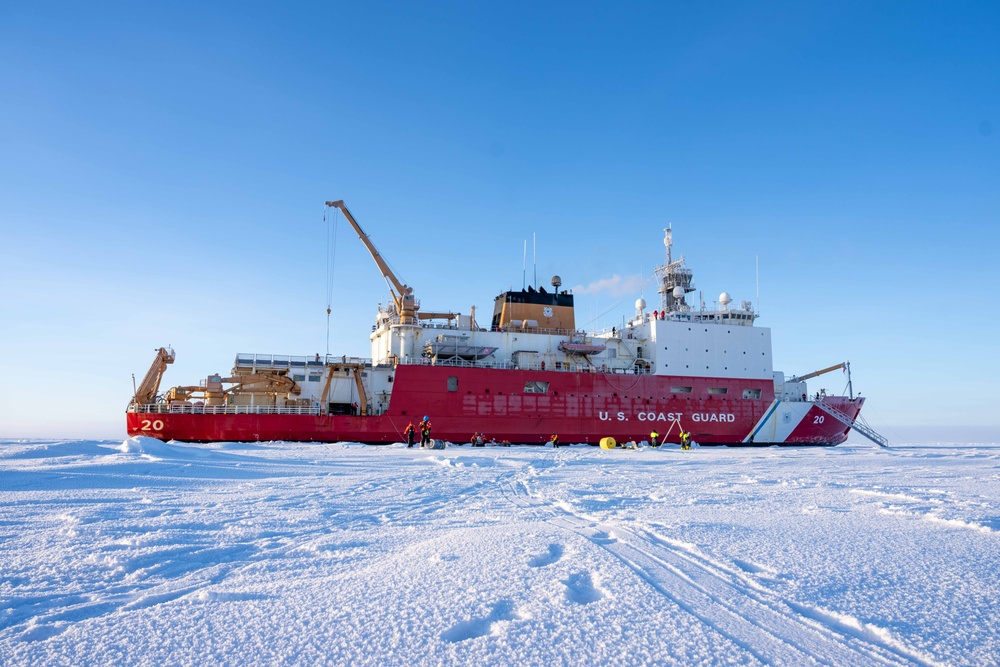 U.S. Coast Guard Cutter Healy conducts Ice Station in Arctic Ocean