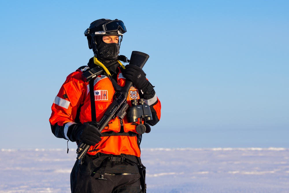 U.S. Coast Guard Cutter Healy conducts Ice Station in Arctic Ocean