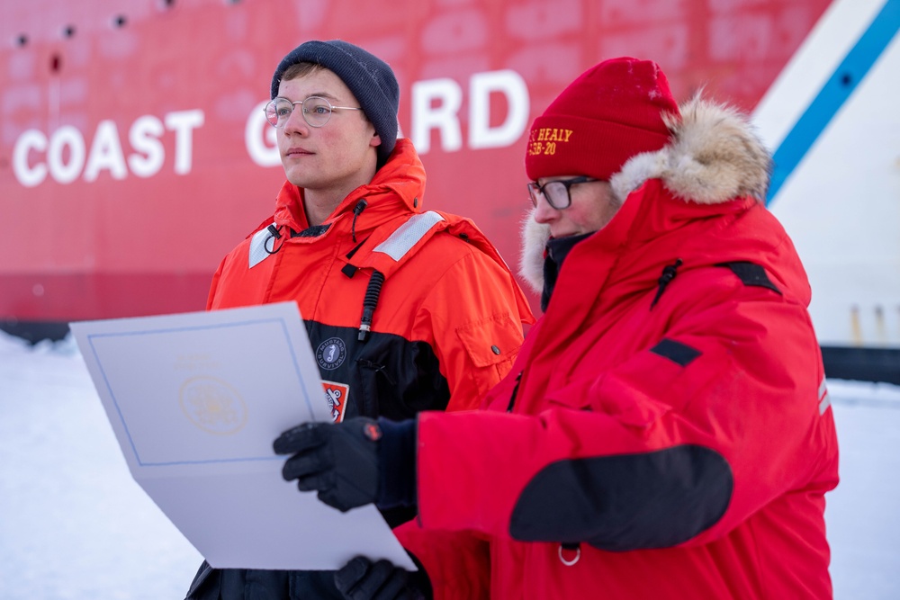 U.S. Coast Guard Cutter Healy conducts Ice Station in Arctic Ocean