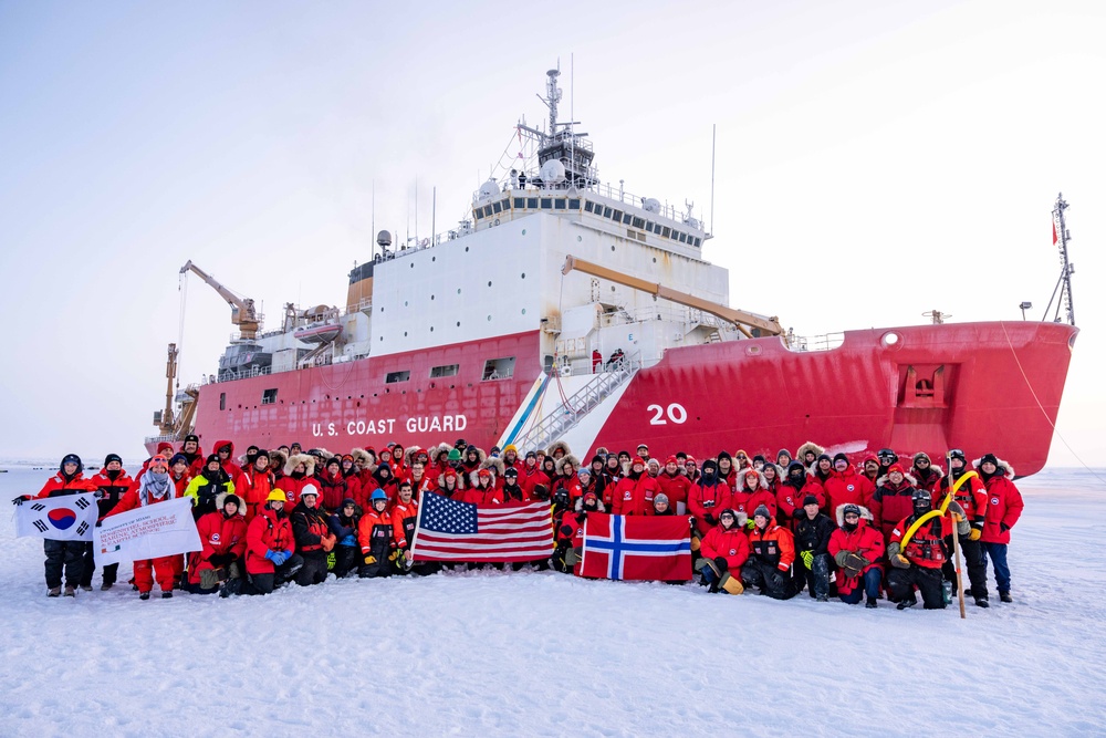 U.S. Coast Guard Cutter Healy conducts Ice Station in Arctic Ocean