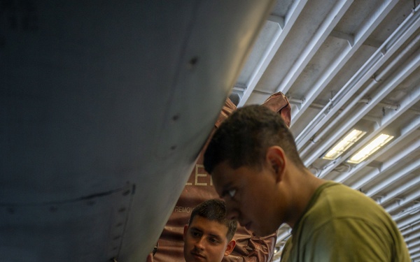 U.S. Marines Conduct Vehicle Maintenance