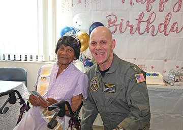 Leadership celebrates Guantanamo Bay resident 92nd Birthday
