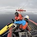 U.S. Coast Guard Cutter Healy deploys and recovers Unmanned Underwater Vehicles in Arctic Ocean 