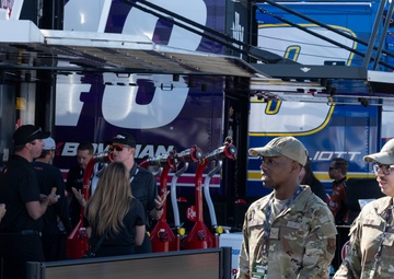Whiteman Airmen team up with NASCAR driver Bubba Wallace