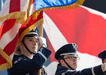 Whiteman Airmen team up with NASCAR driver Bubba Wallace