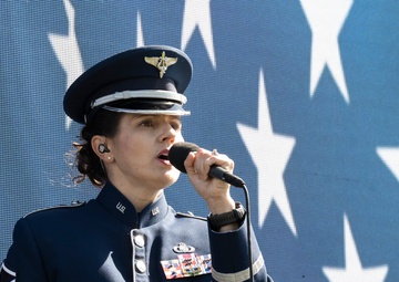 Whiteman Airmen team up with NASCAR driver Bubba Wallace