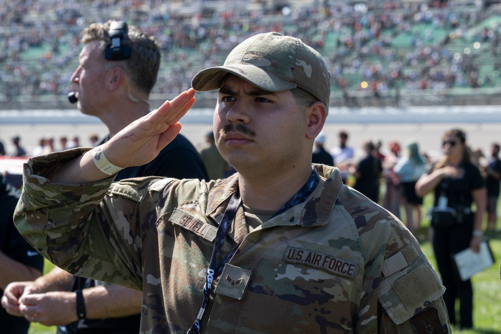 Whiteman Airmen team up with NASCAR driver Bubba Wallace