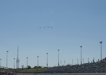 Whiteman Airmen team up with NASCAR driver Bubba Wallace