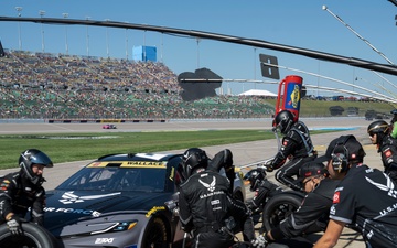 Whiteman Airmen team up with NASCAR driver Bubba Wallace