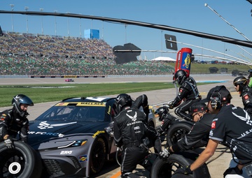 Whiteman Airmen team up with NASCAR driver Bubba Wallace