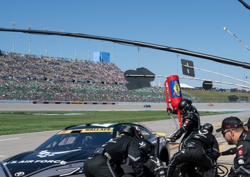Whiteman Airmen team up with NASCAR driver Bubba Wallace