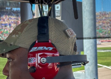 Whiteman Airmen team up with NASCAR driver Bubba Wallace