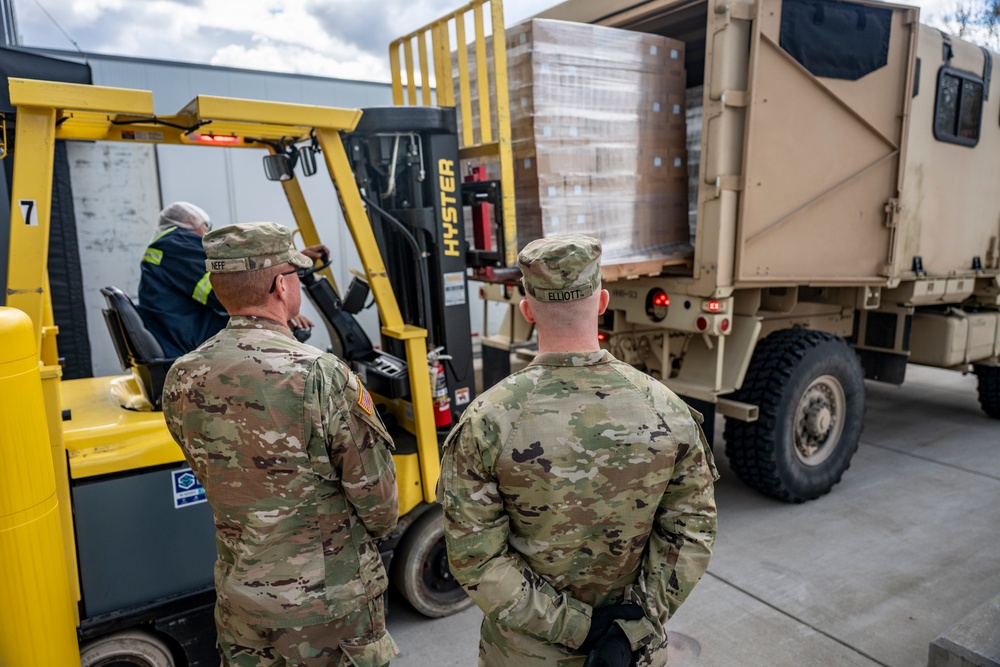 W.Va. Guard receives donation for Operation Feeding Families
