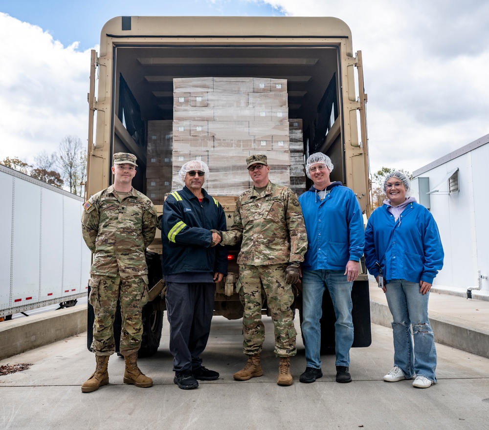 W.Va. Guard receives donation for Operation Feeding Families