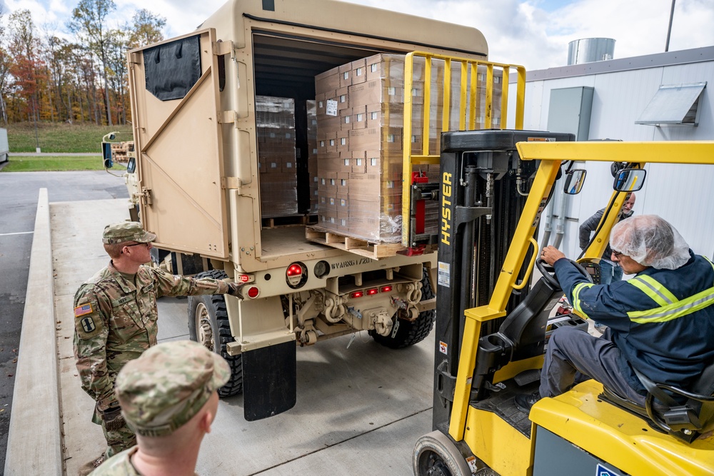 W.Va. Guard receives donation for Operation Feeding Families