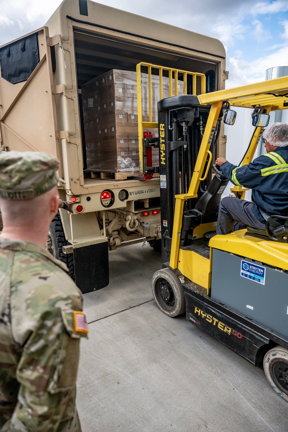 W.Va. Guard receives donation for Operation Feeding Families