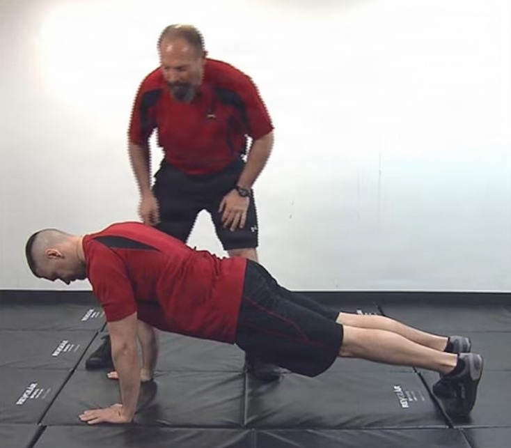 Pushup Fitness Test example