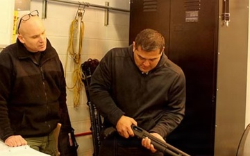 Special Training - Officers assembling weapons