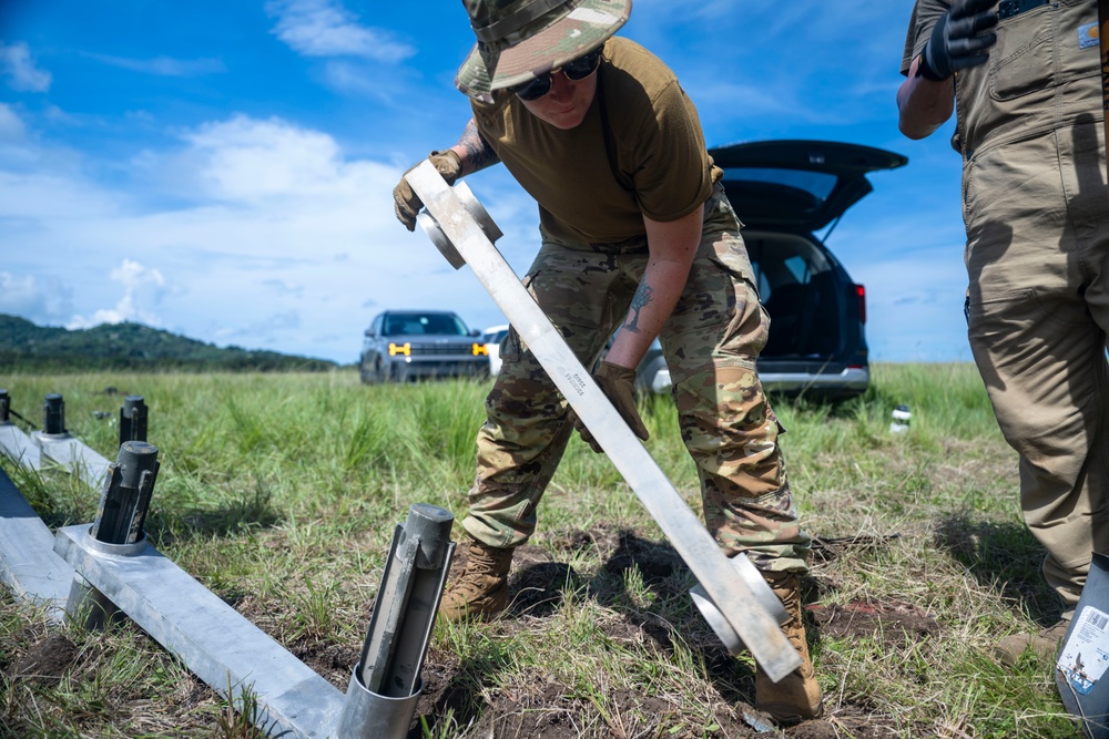 346th EABS CE installs mobile aircraft arresting system