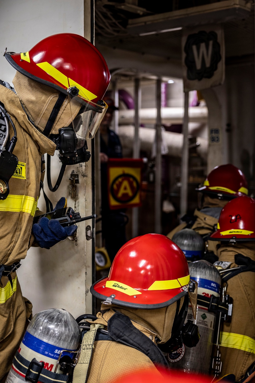USS Iwo Jima Conducts a Damage Control Training Team Environment