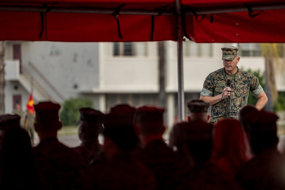 Combat Logistics Battalion 11 Change of Command Ceremony