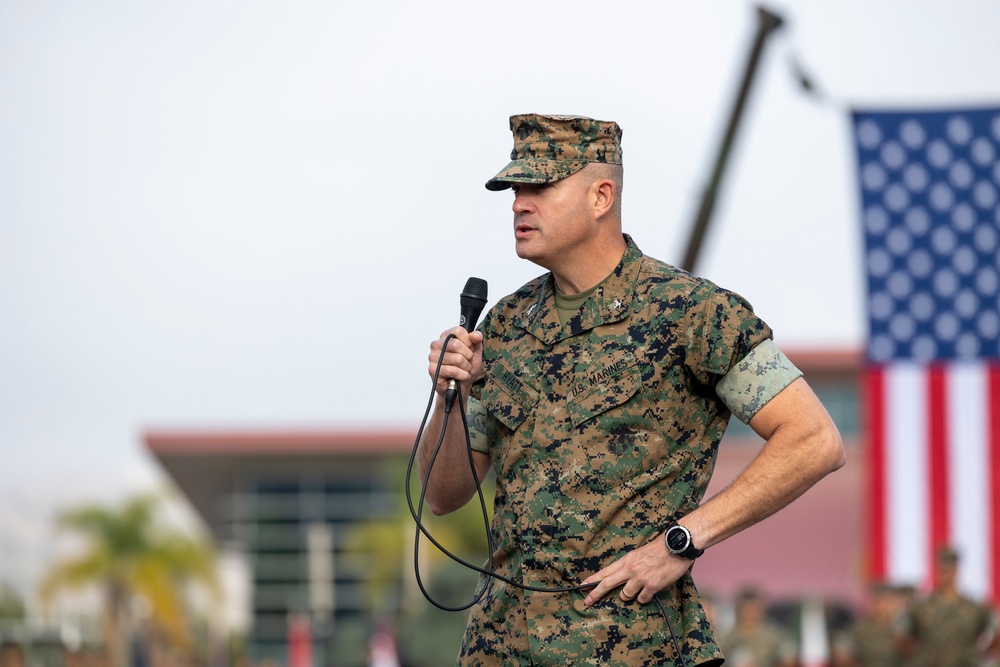 Combat Logistics Battalion 11 Change of Command Ceremony