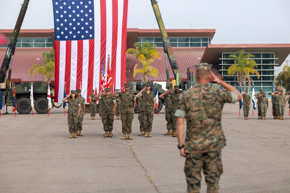 Combat Logistics Battalion 11 Change of Command Ceremony