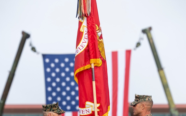 Combat Logistics Battalion 11 Change of Command Ceremony