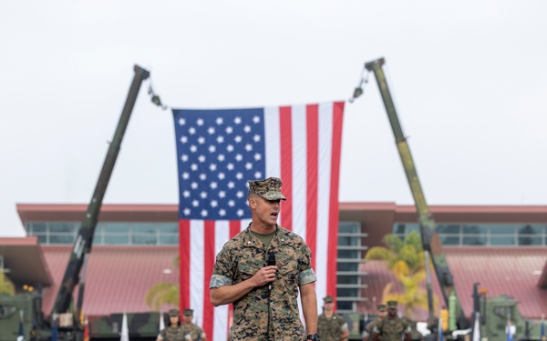 Combat Logistics Battalion 11 Change of Command Ceremony