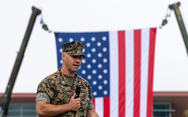 Combat Logistics Battalion 11 Change of Command Ceremony