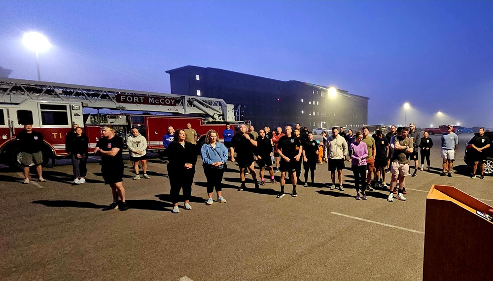 Fort McCoy remembers Patriot Day 2025 with third 9/11 Memorial Run, Stair Climb event