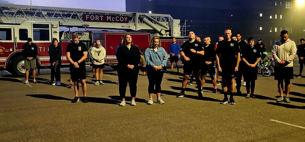Fort McCoy remembers Patriot Day 2025 with third 9/11 Memorial Run, Stair Climb event